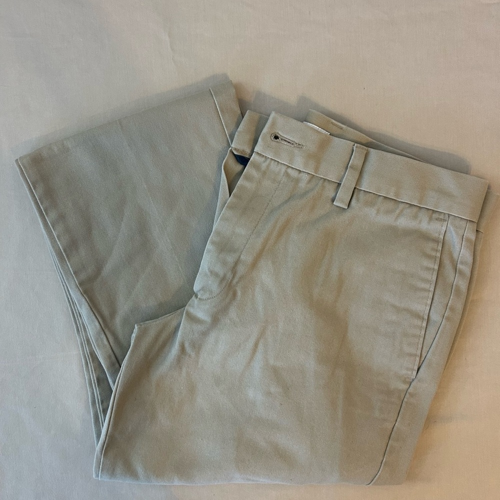 Amazon‎ Essentials Men's Khaki Flat Front Chinos Size 30 x 32